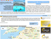 Tablet Screenshot of piscine-couverte.com